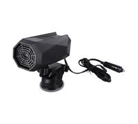 12V Car Defroster,1Pc 12V Electric Car Heater Portable Defroster Defogger With Windshield Holder For Quick Frost Removal In Cars Trucks Taxis Dashboard Mount Black Abs