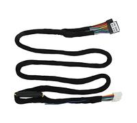 12V Car DSP Amplifier Wiring Harness Cable Socket, Universal ISO Plug for Android, High Fidelity Audio Connection with ABS and Metal Material, Professional Design for Stable Data T