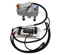 12V Car Electric Air Conditioner A/C Air Conditioning Compressor & Control Panel For Truck Bus Automotive Boat Tractor(1 SET 12V)