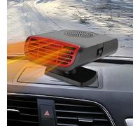 12V Car Heater, 150W Portable Car Heater, Windshield Defroster & Defogger，2 in 1 Fast Heating & Cooling Heater Fan That Plugs into Cigarette Lighter, with 360° Rotatable Base, Suitable for All Car