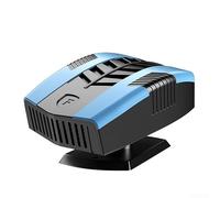 12V Car Heater Defroster Demister | 150W Fast Heating Portable Warmer with Dual Wind Modes | 360° Adjustable Compact Design for Rapid Fog Removal in Vehicles(blue)