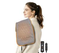 12V Car Heating Blanket 24"x12" Small Automotive Interior Electric Blanket | 4 Heat Timer Settings Auto Off Automobile Heating Throw for Car SUV RV MPV Back Neck Shoulder Abdominal Pain Relief