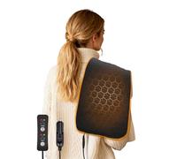 12V Car Heating Blanket 4 Heat and 4 Timer Settings 23" x 11"Portable Mini Travel Electric Blanket for Back Neck Shoulder Abdominal Pain Relief for Car SUV MPV