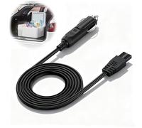 12V Car Refrigerator Power Cord, 2M Car Cooler Cool Box Mini Fridge Lead Cable Replacement Cable Plug Wire Power Adapter Extension Cord for Cigarette Lighters Car Electric Automotive Refrigerators