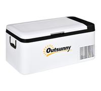 12V Car Refrigerator w/ LED Light & Foldable Handles