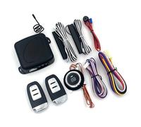 12V Car Remote Control Kit Push Button Start Up Car Alarm Ignition Start Security System Key Engine Start Push Button Remote Kit Easy to Install