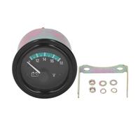 12V Car Voltage Meter Gauge Copper Universal Motor Voltmeter Generator Accessory for Vehicles Trucks Tractors Internal Combustion Engines