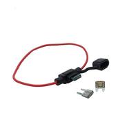 12V Car Waterproof Fuse Holder Socket TAP Adapter Micro/Mini/Standard ATM APM with 10A Blade Auto Motorcycle Motorbike(20A And Fuse Holder)
