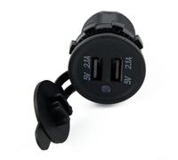 12V CBE Dual USB Socket for Caravan - 2.1A Fast Charge for Twin Power Outlet for Motorhome & Campervan
