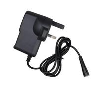 12V Charger Cable Compatible with Braun Series 1 3 5 7 9 and Silk-Epil 9 7 5 3040s 3010s 300BT 3000s 3020s, Braun Shaver Charger, Electric Razor 3 Pin Charging Cable Plug with Brush (1.5m/4.92ft)