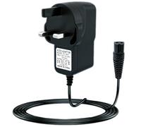 12V Charger Cable for Braun Shaver, 1.2m UK Plug Replacement Power Adapter for Series 1, 3, 7, 9, Silk-épil 9/7/5 Epilators & Models 3040S, 7220, 5544, 5409, 5377 (Black)