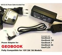 12v Charger for GeoBook 3X, Geopad 110, Geopad 220, 12V 2A/ 3A, 3.5 * 1.35 Tip