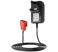 12V Charger for Kids Electric Ride on Toys 14.4V 1000mA Battery Charging Cable Red Square Plug Supply Power Adapter for Riding Toy Motorcycle Quad Bike Sports Car Compatible with TRAX Moto ATV Quad