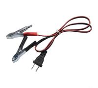 12V Charging Cord for Portable Power 12V Charging Cord for | Fits for champion, for honda, for predator inverters; 60cm length, red/black clips, 12V DC output
