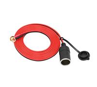 12V Cigarette Lighter Socket Extension Cable YACSEJAO 10FT/3M 16AWG Heavy-Duty Cigarette Lighter to Socket Eyelet Terminal Ring Harness Extension Cord