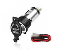 12V Cigarette Lighter Socket,Waterproof Car Power Outlet Cigarette Lighter Adapter with Extension Cable,Universal Interior Car Accessories Cigarette Lighter Plug for Car Truck SUV(1PCS)