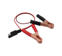 12V Clip to Connector Power Cable for Automotive Battery Charging - 35 cm ABS Construction, Secure Grip, Fit for Cars, Motorcyc