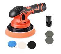 12V Cordless Car Polisher 5000RPM 6-Speed Adjustable Wireless Electric Polish Waxing Machine Car Beauty Auto Washing Tool For Car Detailing
