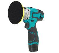 12V Cordless ectric Polisher Machine Car Polishing Waxing 5 Speed Adjustable Rechargeable Polish Tool with 2 Battery