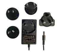 12V DC 2A (2 amp) 24W Power Supply International UK European USA Australian AC pins for World Use 62368-1 Approved 2.1 x 5.5 x 12mm DC Connector Polarity +ve centre Part TP1126 Tiger Power Supplies