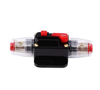 12V DC 40A Resettable Circuit Breaker, Car Breaker, Push - Button Electric Disconnector for Automotive Stereo and High - Power Devices with Alloy Conductive Housing