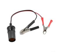 12V DC Battery Terminal Clamp Adapter Cable with Socket Connector Suitable for Connection to Various Vehicle and tional Battery Power Systems