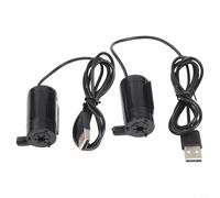 12V DC Brushless Submersible Water Pump Set 2Pc for Fountain Garden Irrigation Aquarium Hydroponics Pond Water Feature Max Head