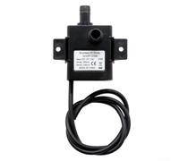 12V DC Brushless Water Cooling for Computer CPU Liquid Cooling Systems - 240 L/H Flow Rate, 3 m Max Head, Low-Noise <40 dB,(1230B)