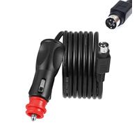 12V DC Car Charger Auto Power Supply Cable Cigarette Lighter Male to 4-Pin Mini Din Male Cable for LCD TV, DVD, Car DVR,Camera