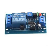 12v Dc Delay Relay Module - Normally Open Adjustable 0.1s for 1 Hour Delay On/off Switch 250v Ac 10a / 30v Dc 10a Load Capacity for Home Improvement Automation