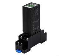 12V DC Digital Time Delay Relay with LED Display, 8-Pin Programmable Adjustable 0.1s-99h Timing, Flame Retardant PC Case for Factory Equipment, Home and Automation Control Systems(8-Pin)