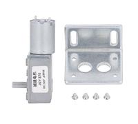 12V DC Geared Motor Single Shaft Self Locking Reversible Gear Speed Reduction Motor 425KGCM Zinc Alloy Shell for Labelling Machines Remote Control Curtains Household Appliances (3RPM)
