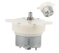 12V DC High Torque Electric Motor, 10RPM 0.043A Mini Motors Slow Speed Small Geared Motor Gear Box with Terminal Mute Gear Rotation for DIY Robot Rotating Table Door Lock Curtain Machine