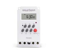 12V DC Input Programmable 24Hrs MINI TIMER SWITCH Time Relay Output Load High Power 30A