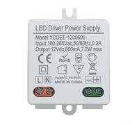 12V DC LED Driver Power Supply 7 2W with Silent Operation and Multiple Safety Protections for LED Applications