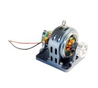 12V DC Micro Generator with Pulley Wheel & Belt, DIY Upgrade Accessories for Steam/Internal Combustion Engine Models, Physical Science Education Kit