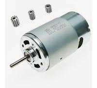 12V DC Motor Speed Controller Power Wheels Motor Upgrade Kit High Torque DC Electric Motor Parts for a 12v Kid Trax Replacement Wheels Parts 550 Motor Gear for Ride On Toys Car (1PCS 550 12V 30000RPM)