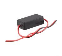 12V DC Power Filter Stabiliser for Reversing Camera, CanBus Relay Anti-Flicker Rectifier to Fix Screen Jitter Black Screen, Compatible with German and Car Series, Black