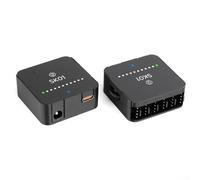 12V DC Powered For PWM Fan Hub with 6 Ports and Adjustable Speed Knob for Custom Gaming PC Cooling Needs (Type-C + DC)