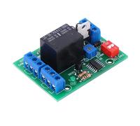 12V DC Time Relay Module, DPDT 2 Channel Timer Switch for Water Air Monitoring, 10-16V Delay Off