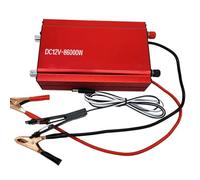 12V DC To AC Power Inverter 86000W Pure Sine Wave Voltage Converter System With Microprocessor Control Protection 380V Output(Red-DC12V-86000W)