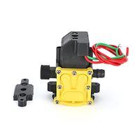12V Diaphragm Pressure Pump, Garden Electric Sprayer Water Pump Accessories with Plastic Material, Small Size High Efficiency for Animal Husbandry Aquaculture Forestry (ASmart Start and Stop Single