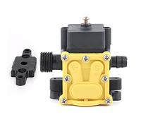 12V Diaphragm Pressure Pump High Performance Electric Sprayer Water Pump for Garden Sturdy Plastic Compact Size 8x7 5x4 8cm (C reflow Durable Non-Stop Single Thread Model)