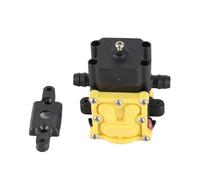 12V Diaphragm Pressure Pump High Performance Electric Sprayer Water Pump for Garden Sturdy Plastic Compact Size 8x7 5x4 8cm (D reflow Durable Non-Stop Double Pagoda Model)