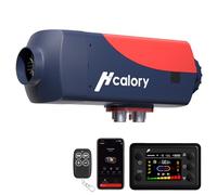 12V Diesel Air Heater 5KW, HBU1S Parking Diesel Heater with 10L Fuel Tank, App Control, 10-Temperature Settings, 18% Boost in Burning Efficiency, Auto Start-Stop, for Truck, Log Cabin, 2025 Upgraded