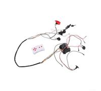 12v Diy Wiring Harness Switch Kit For Kids Electric Ride On Car With 2.4g Remote Control Receiver And Foot Pedal Assembly Standard Size Black Color