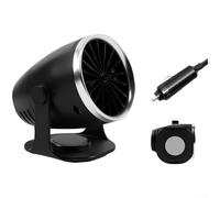 12V Dual Function Car Heater Defogger for Fast Windshield Deicing and Fog Removal with 360 Degree Air Direction Adjustment