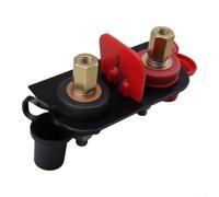 12V Dual Post for battery Connector Black Red Pair 12V Dual Post | PC and brass build, 12V rated, easy charging for access, fits cars and for rvs, for durable design