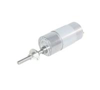 12V Electirc electronic starter Long Shaft DC electronic starter 6V Threaded Shaft For DIY parts JGB37-545 with Flange MQXFCZUX(12v107rpm,Package B)