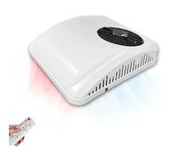 12V Electric Air Conditioner Rooftop Parking RV 8800BTU DC Air Conditioner 12 Volt AC Unit for RV, Motorhome, Camper, Boat, Trailers, Heating and
